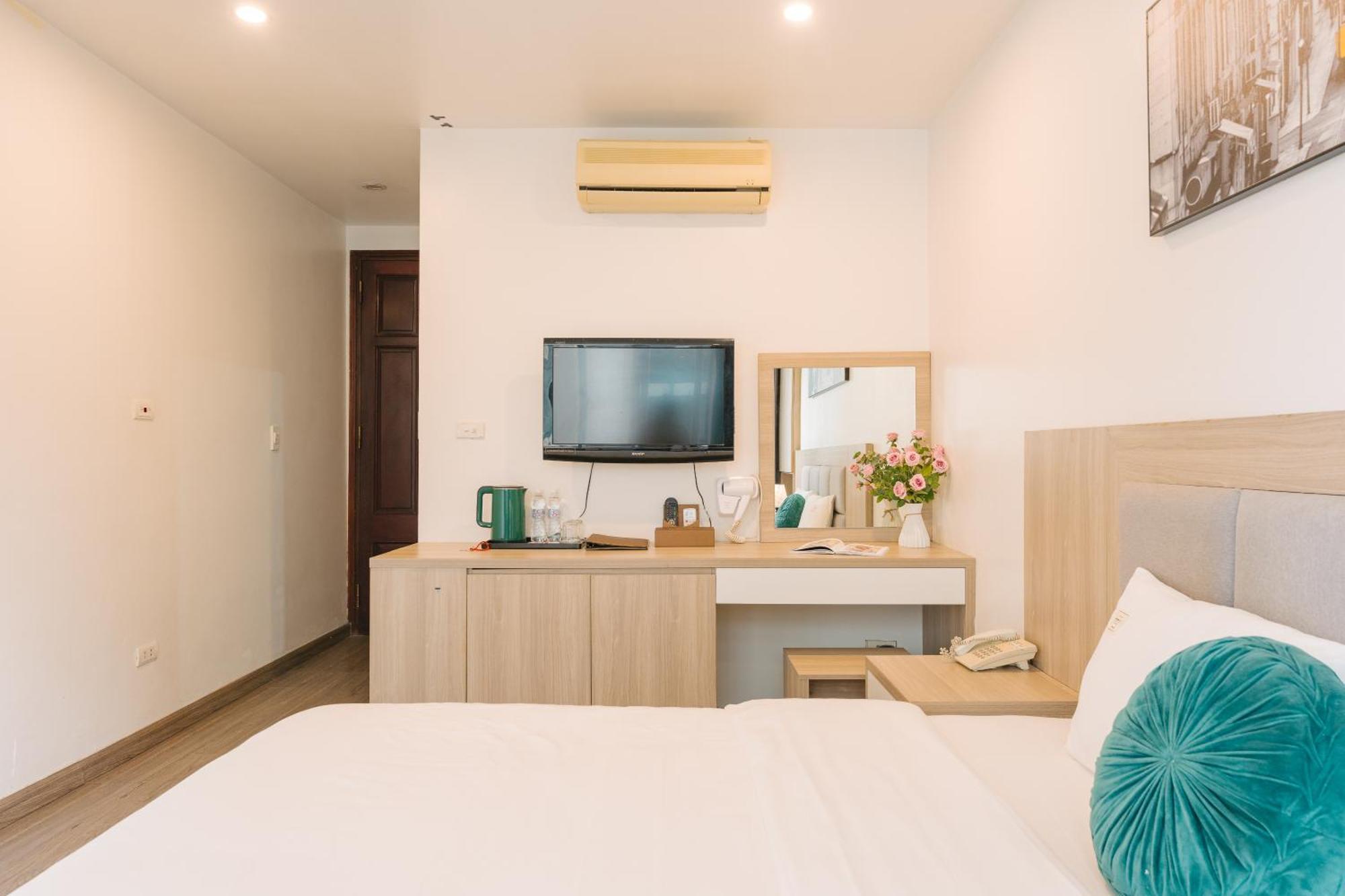 The Ky Moi Hotel And Spa - Ha Noi Center- Near Vincom Ba Trieu هانوي المظهر الخارجي الصورة