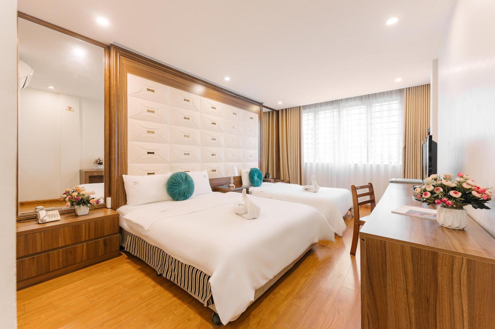 The Ky Moi Hotel And Spa - Ha Noi Center- Near Vincom Ba Trieu هانوي المظهر الخارجي الصورة